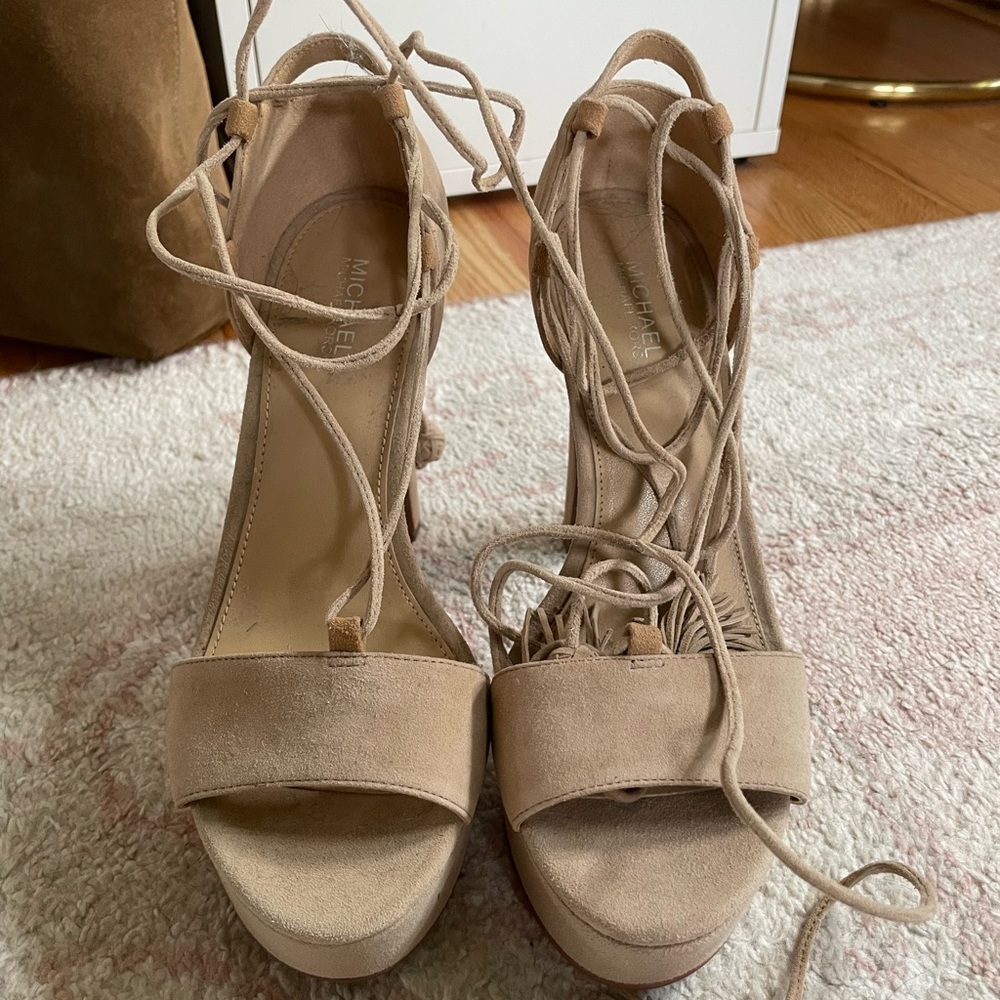 Michael Kors Tan Women's heeled Sandals
